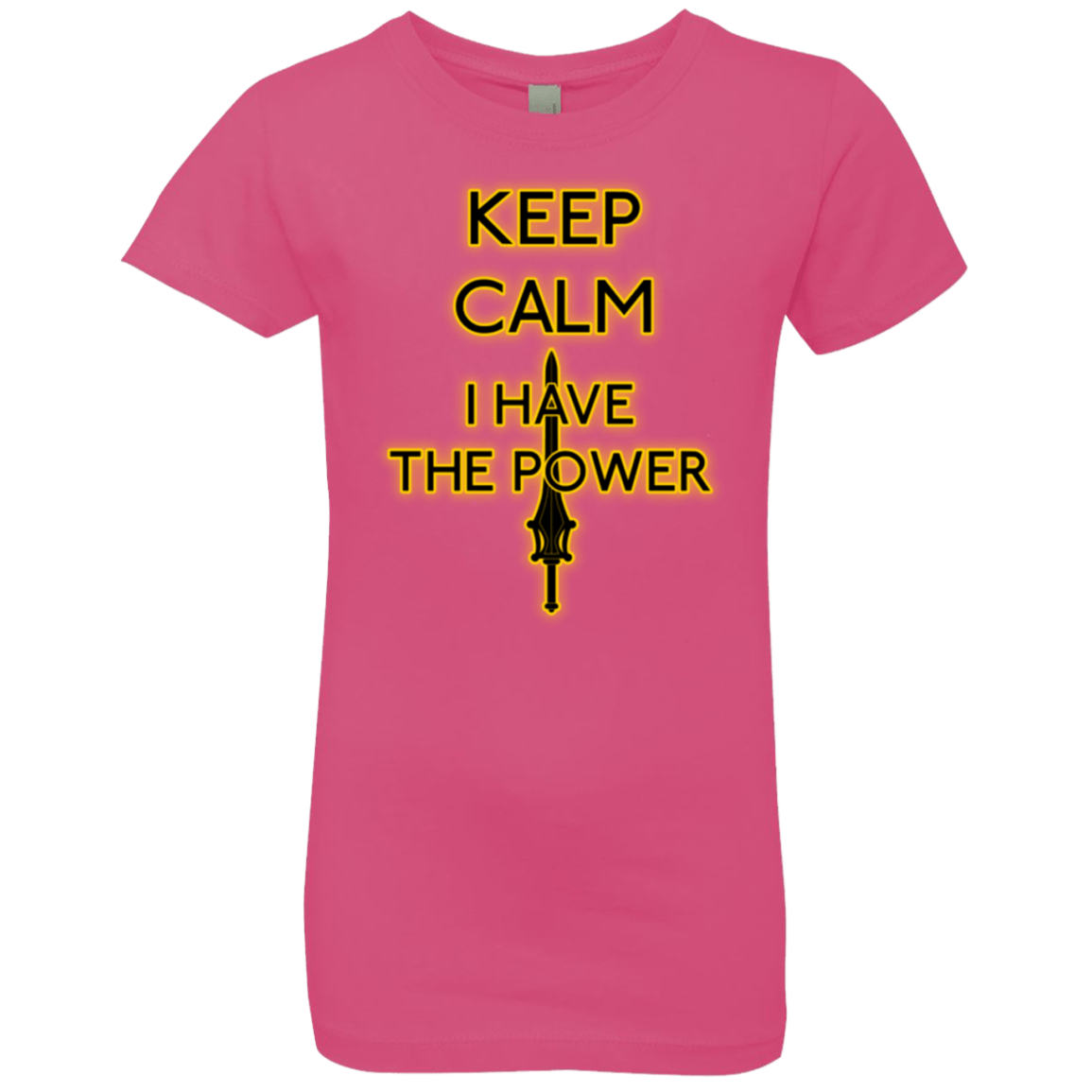 T-Shirts Hot Pink / YXS Keep have the Power Girls Premium T-Shirt