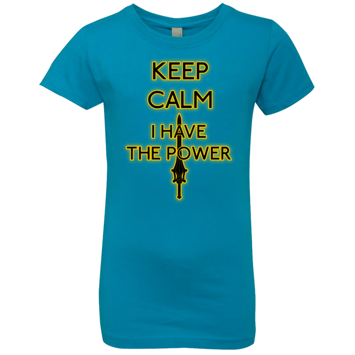 T-Shirts Turquoise / YXS Keep have the Power Girls Premium T-Shirt
