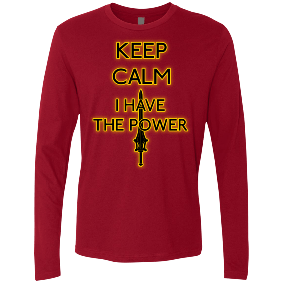 T-Shirts Cardinal / Small Keep have the Power Men's Premium Long Sleeve