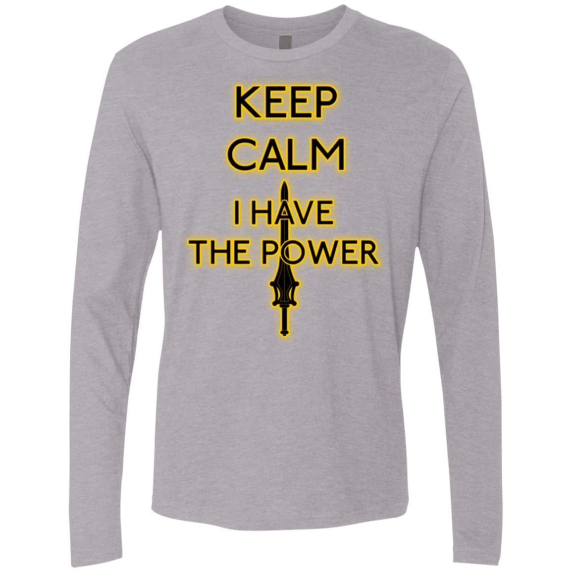 T-Shirts Heather Grey / Small Keep have the Power Men's Premium Long Sleeve