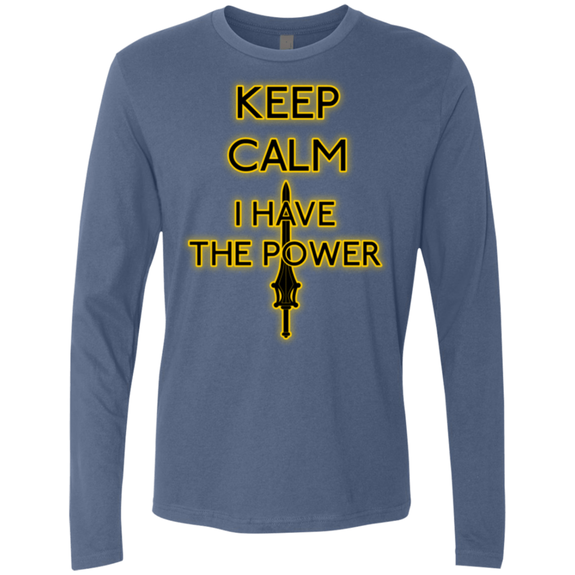 T-Shirts Indigo / Small Keep have the Power Men's Premium Long Sleeve
