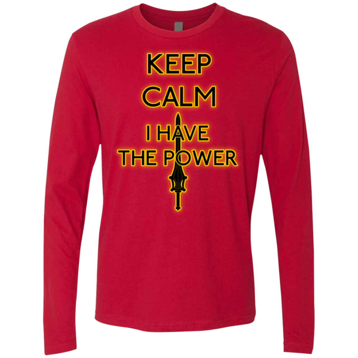 T-Shirts Red / Small Keep have the Power Men's Premium Long Sleeve