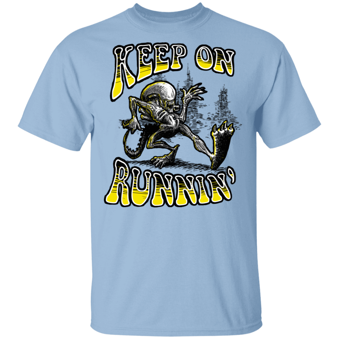T-Shirts Light Blue / S Keep on Runnin T-Shirt
