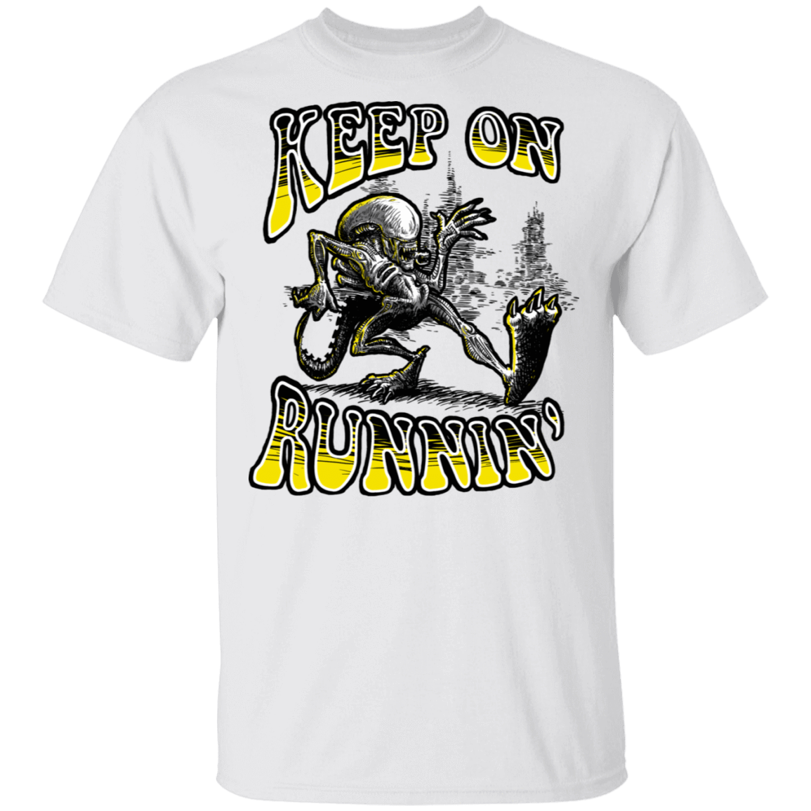 T-Shirts White / S Keep on Runnin T-Shirt