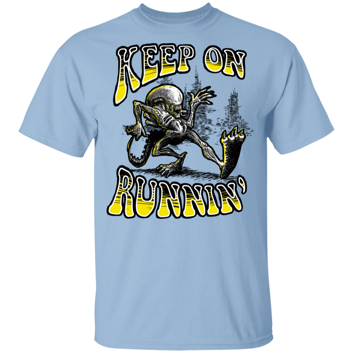 T-Shirts Light Blue / YXS Keep on Runnin Youth T-Shirt