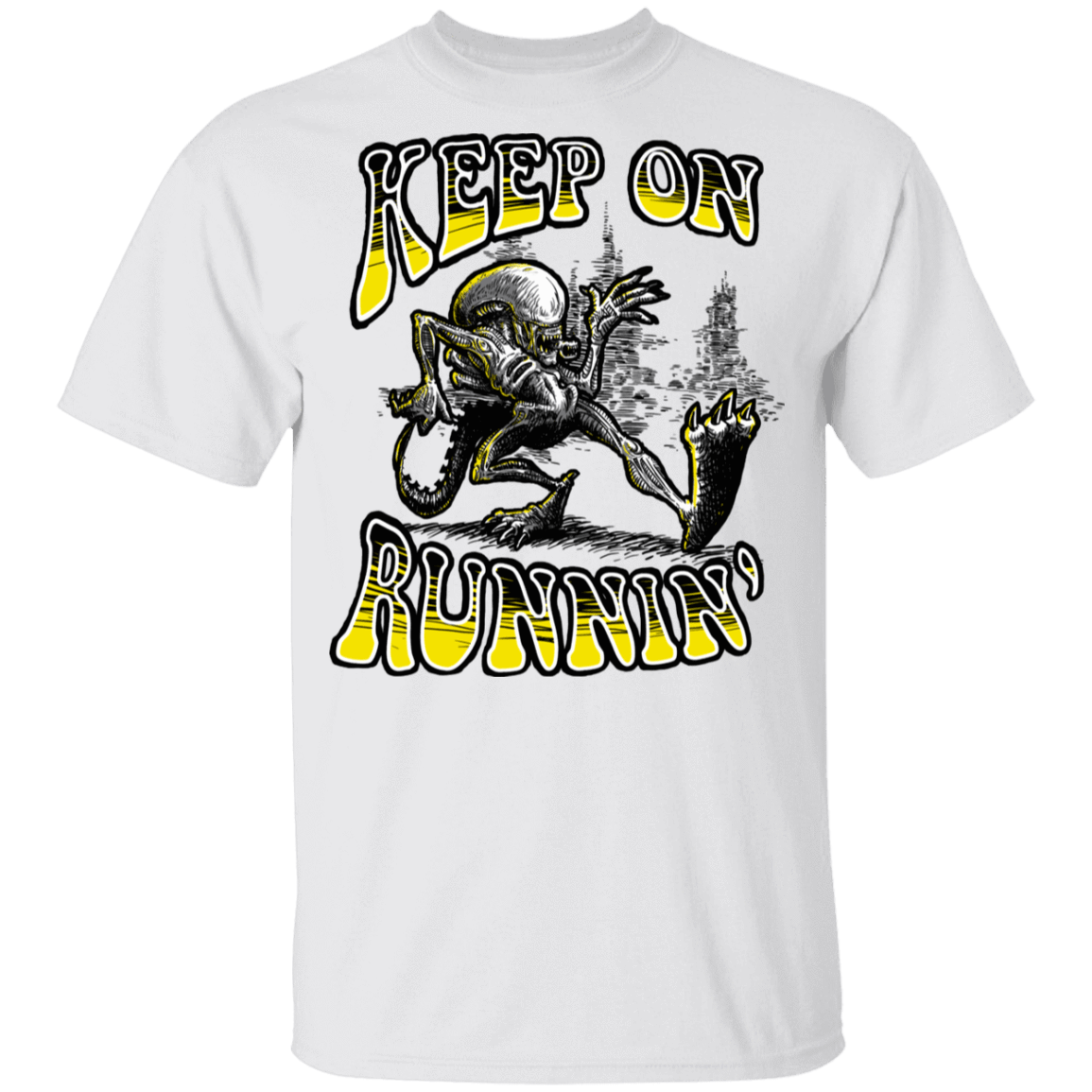 T-Shirts White / YXS Keep on Runnin Youth T-Shirt