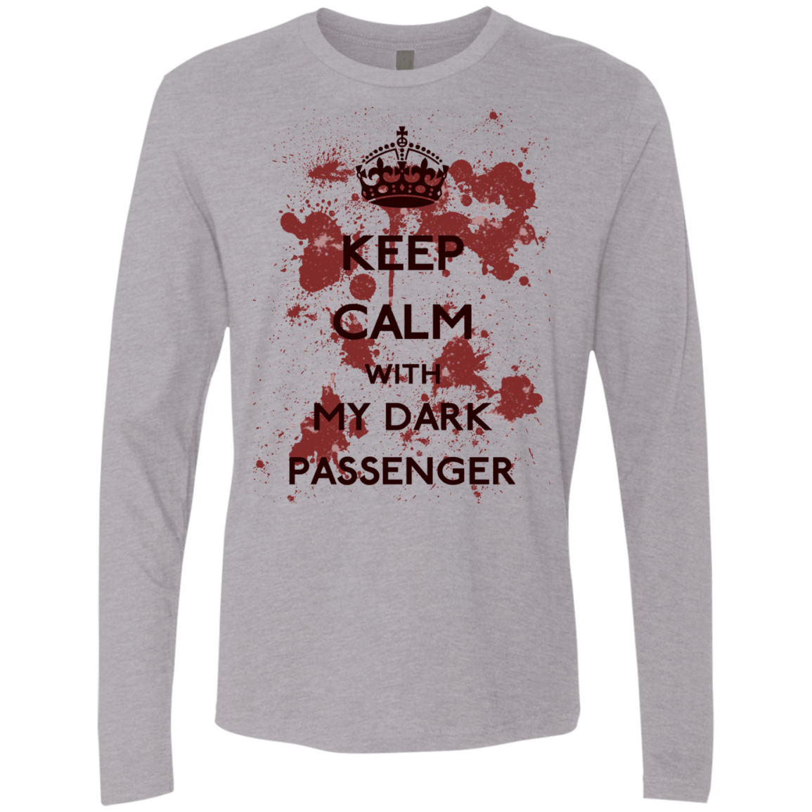 T-Shirts Heather Grey / Small Keep passenger Men's Premium Long Sleeve
