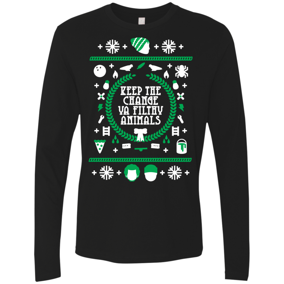 T-Shirts Black / Small Keep The Change Men's Premium Long Sleeve