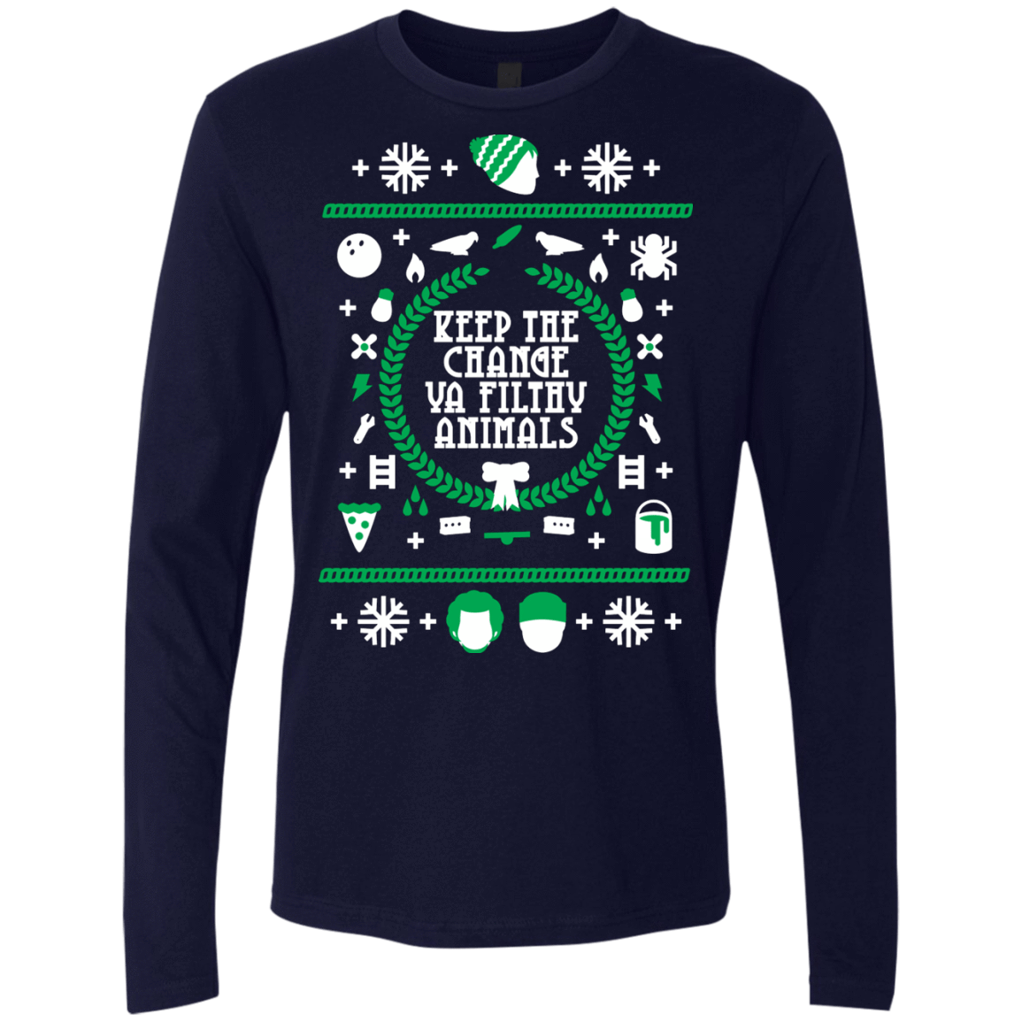 T-Shirts Midnight Navy / Small Keep The Change Men's Premium Long Sleeve