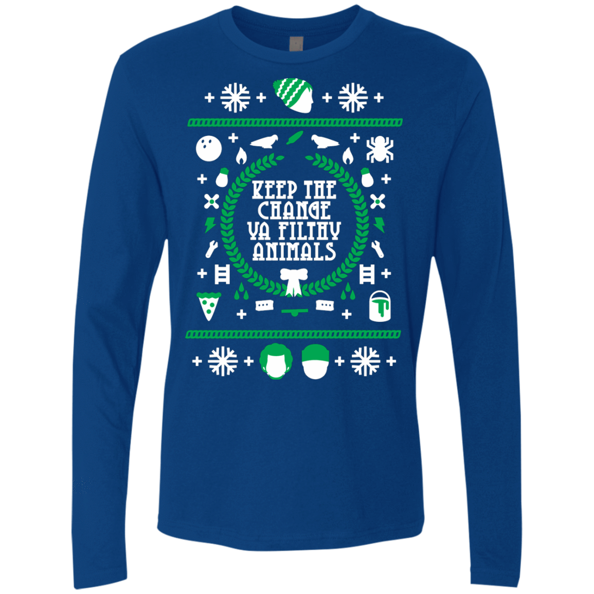 T-Shirts Royal / Small Keep The Change Men's Premium Long Sleeve