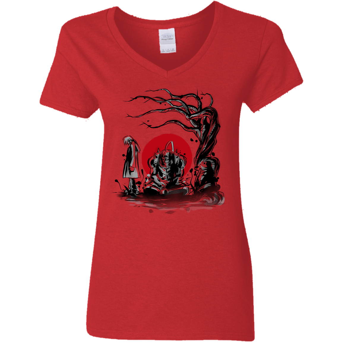 T-Shirts Red / S Keeping A Promise Women's V-Neck T-Shirt