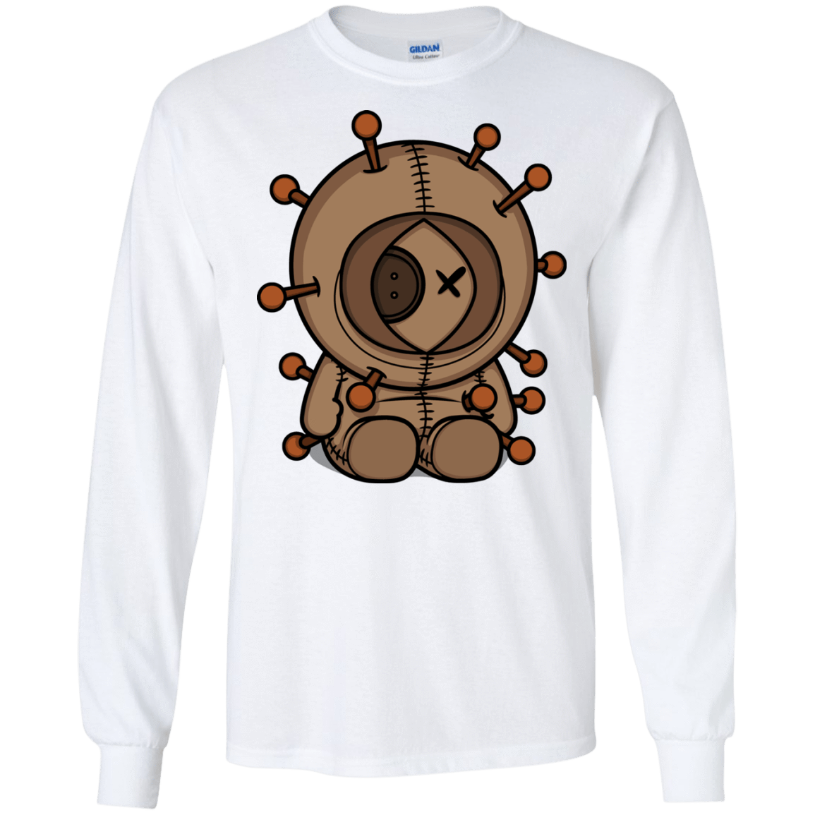 T-Shirts White / S Kenneedles Men's Long Sleeve T-Shirt