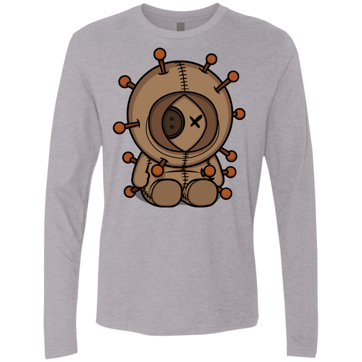 T-Shirts Heather Grey / S Kenneedles Men's Premium Long Sleeve
