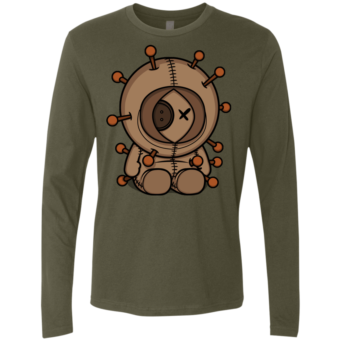 T-Shirts Military Green / S Kenneedles Men's Premium Long Sleeve