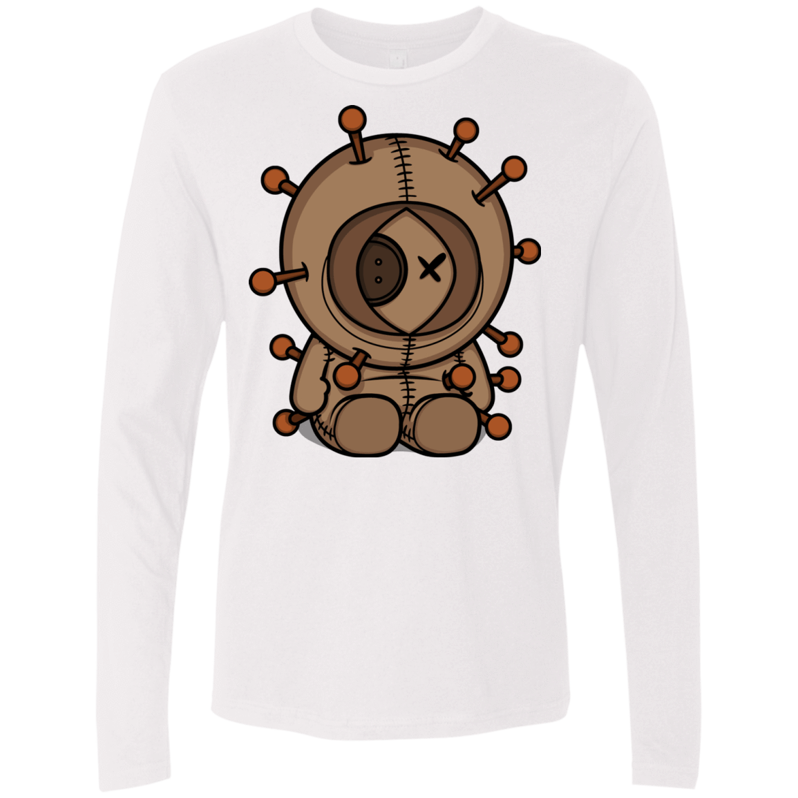 T-Shirts White / S Kenneedles Men's Premium Long Sleeve