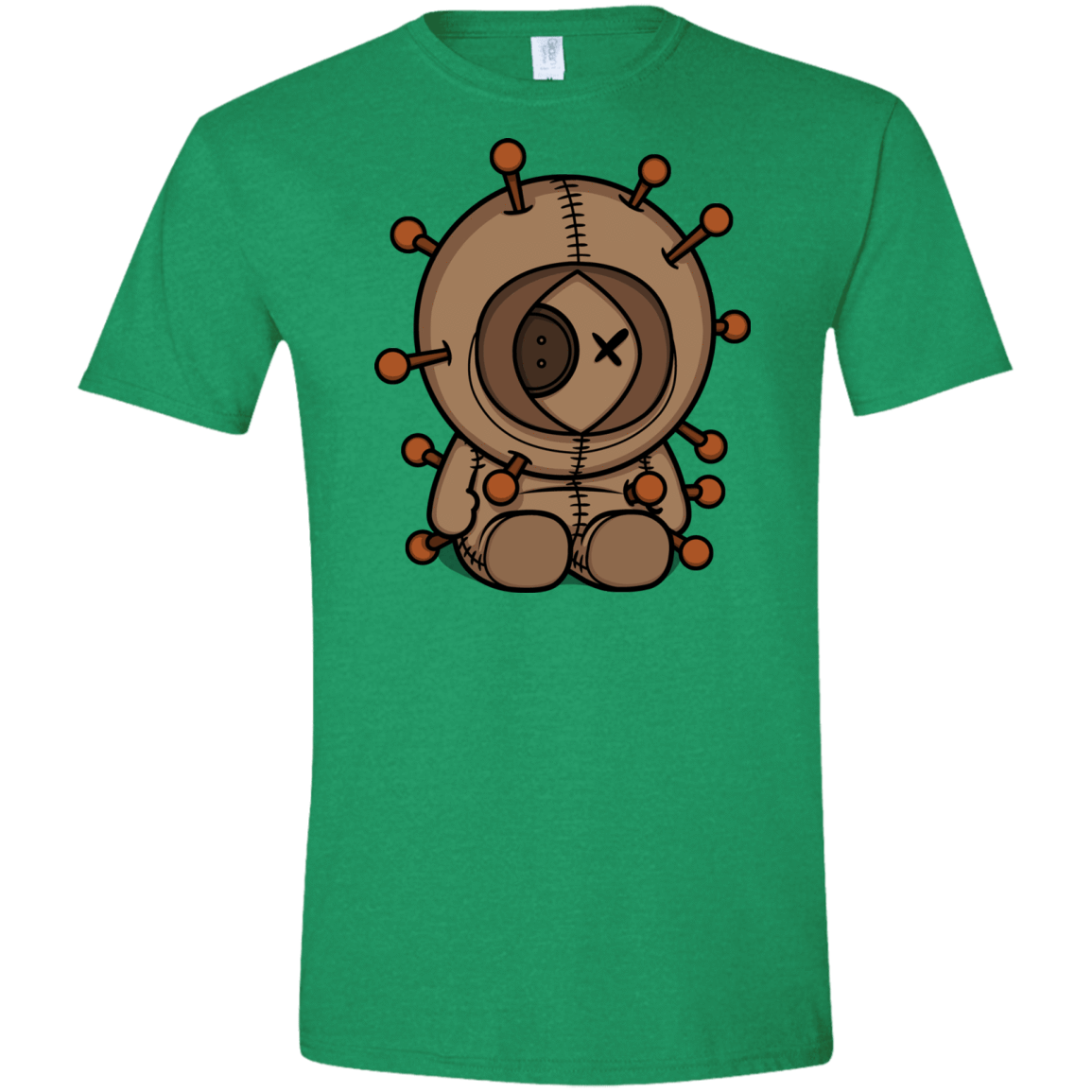 T-Shirts Heather Irish Green / S Kenneedles Men's Semi-Fitted Softstyle