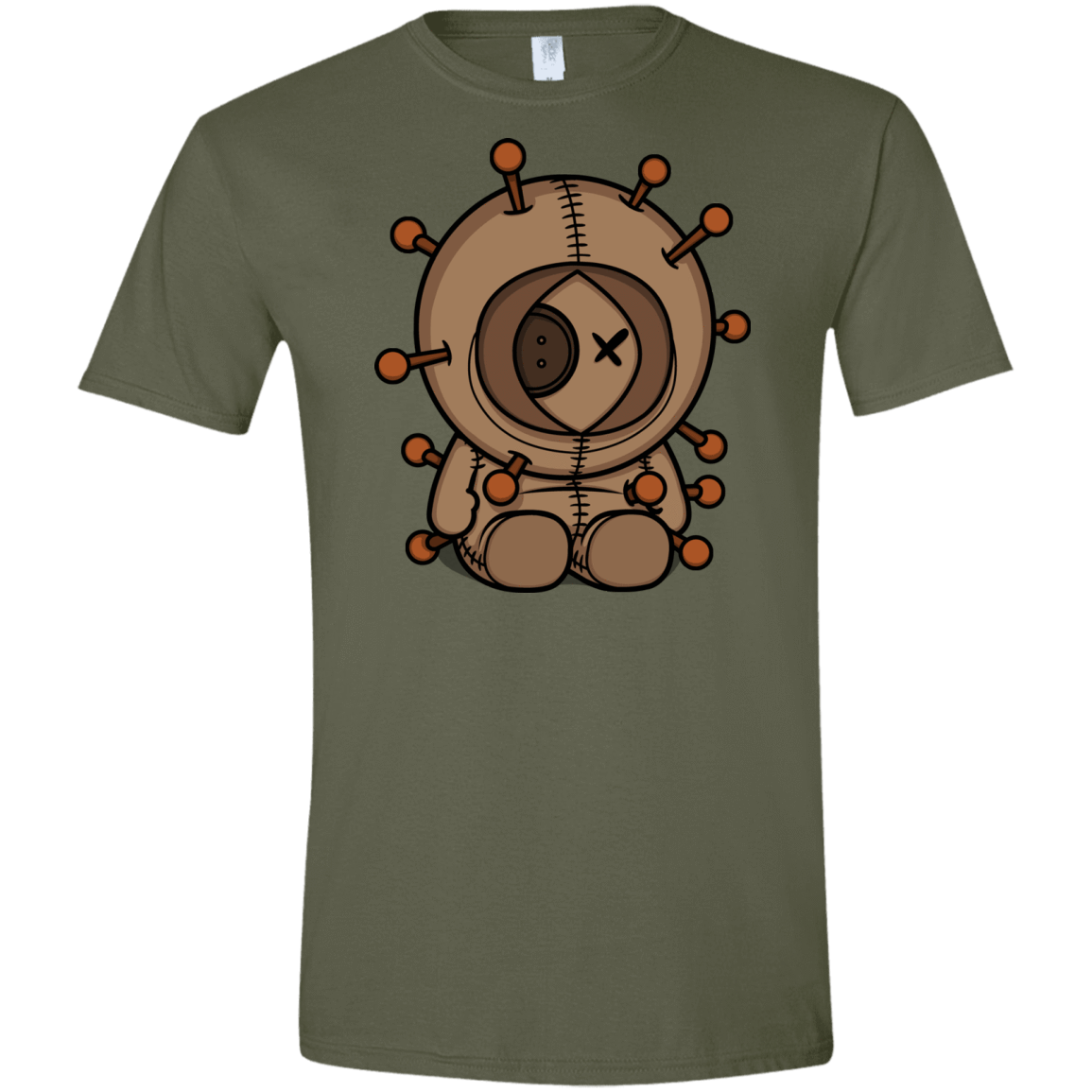 T-Shirts Military Green / S Kenneedles Men's Semi-Fitted Softstyle