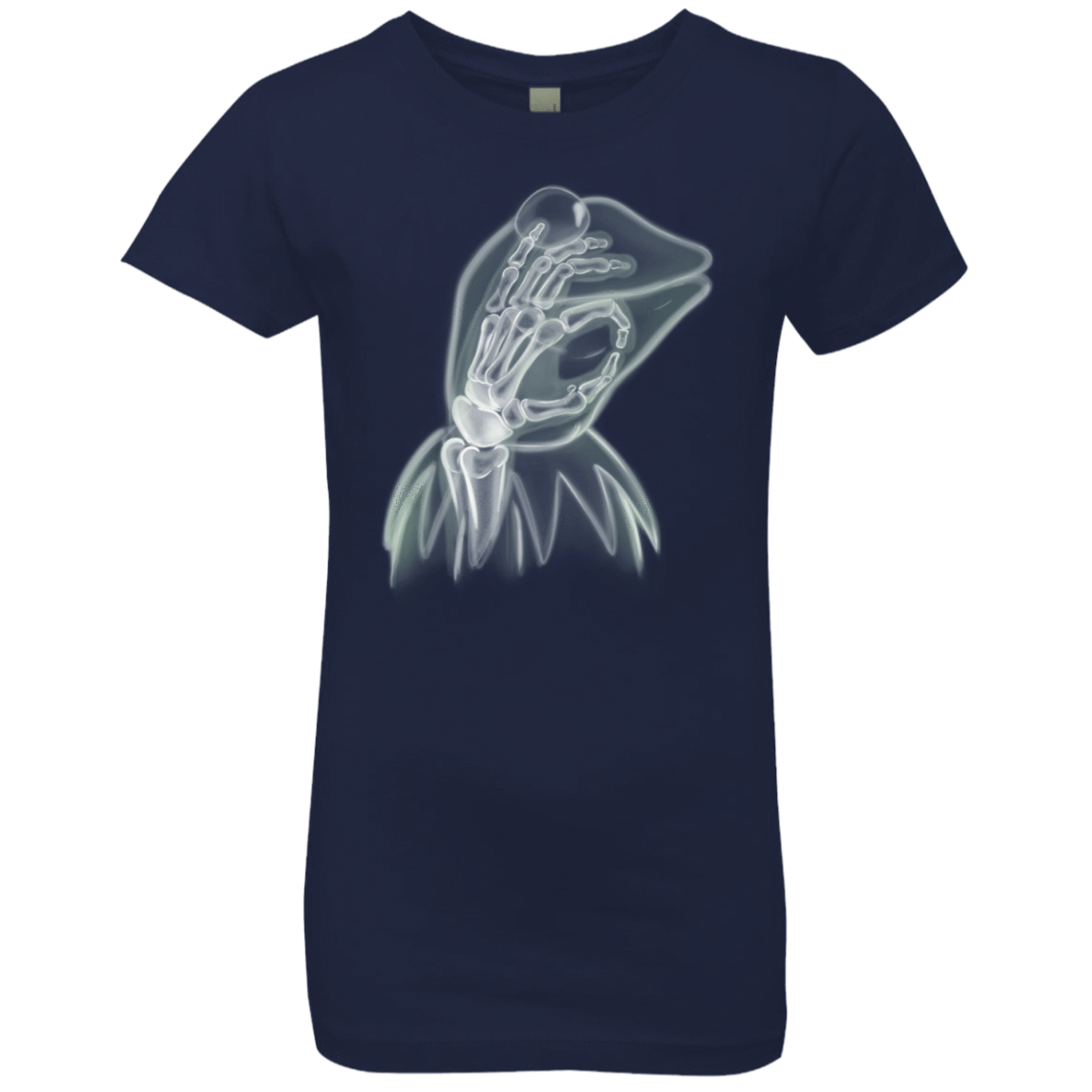 T-Shirts Midnight Navy / YXS Kermit the Troll Girls Premium T-Shirt