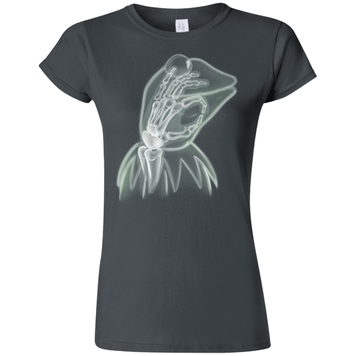 T-Shirts Charcoal / S Kermit the Troll Junior Slimmer-Fit T-Shirt