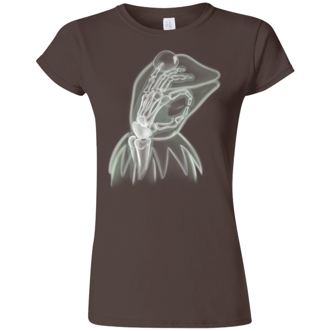 T-Shirts Dark Chocolate / S Kermit the Troll Junior Slimmer-Fit T-Shirt