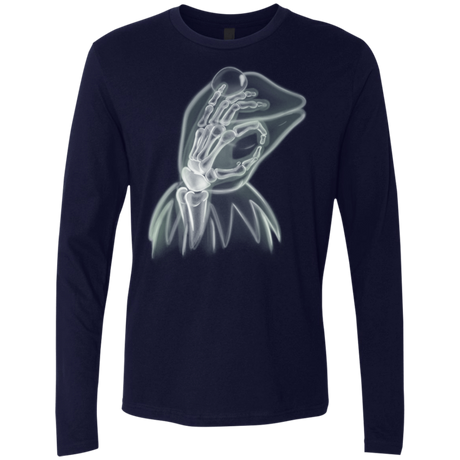 T-Shirts Midnight Navy / S Kermit the Troll Men's Premium Long Sleeve