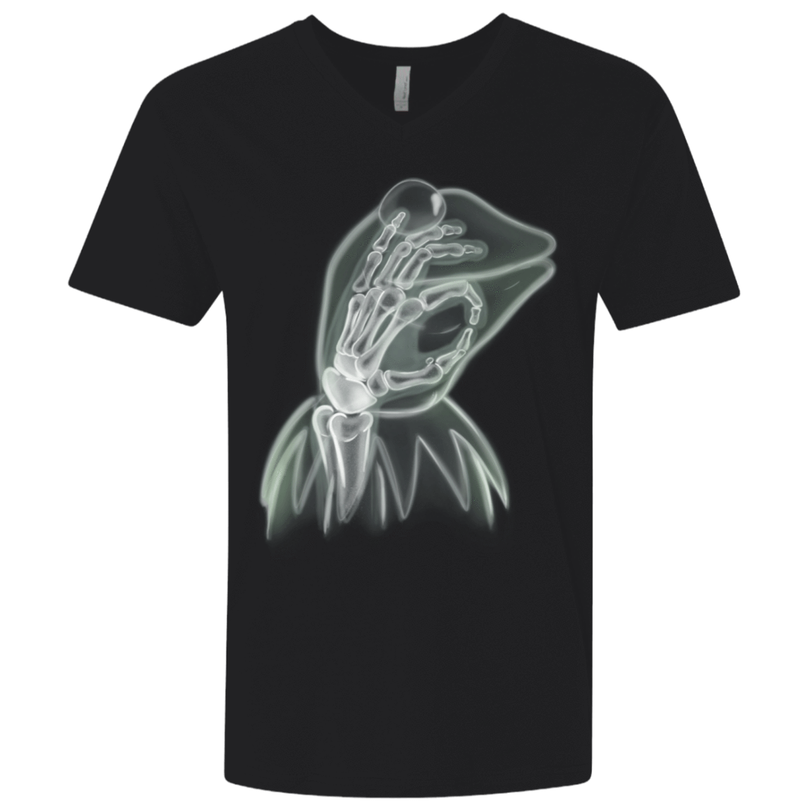 T-Shirts Black / X-Small Kermit the Troll Men's Premium V-Neck