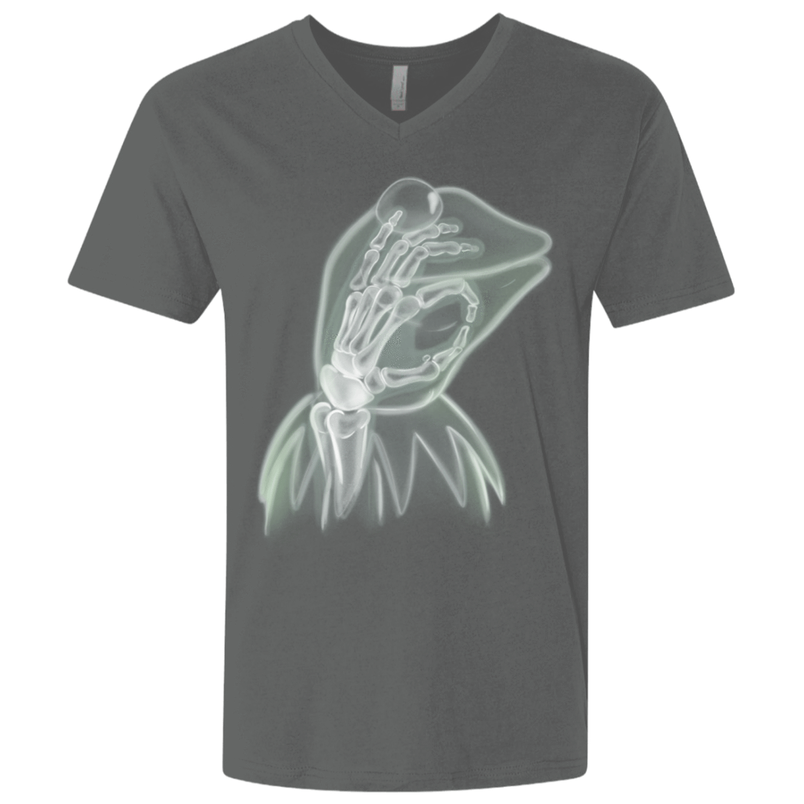 T-Shirts Heavy Metal / X-Small Kermit the Troll Men's Premium V-Neck