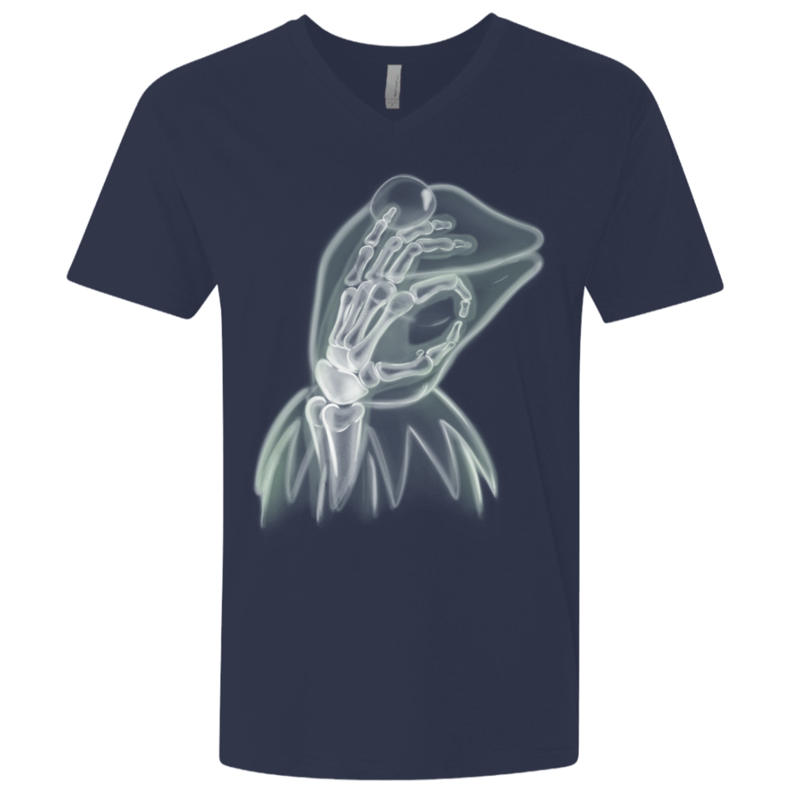 T-Shirts Midnight Navy / X-Small Kermit the Troll Men's Premium V-Neck