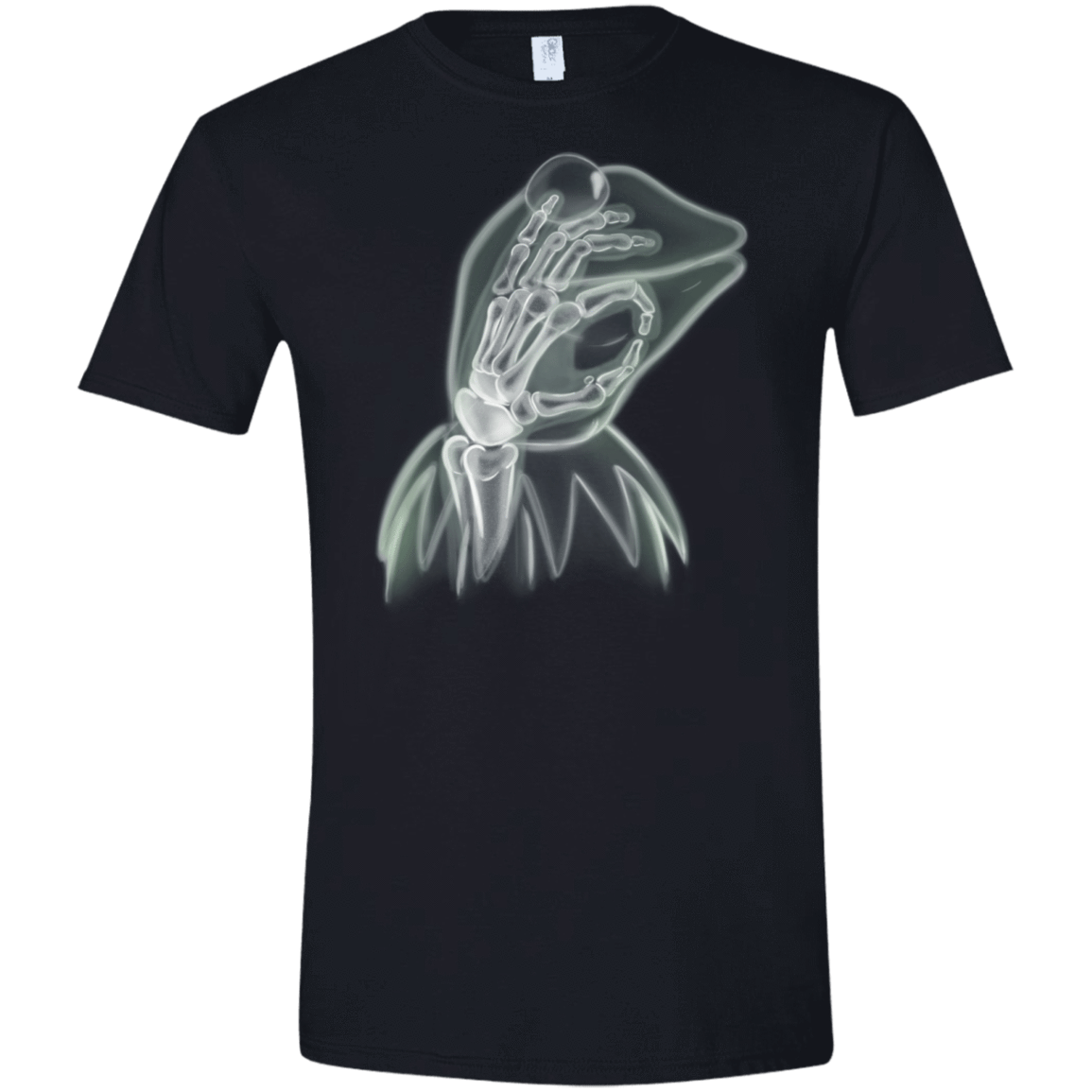 T-Shirts Black / X-Small Kermit the Troll Men's Semi-Fitted Softstyle
