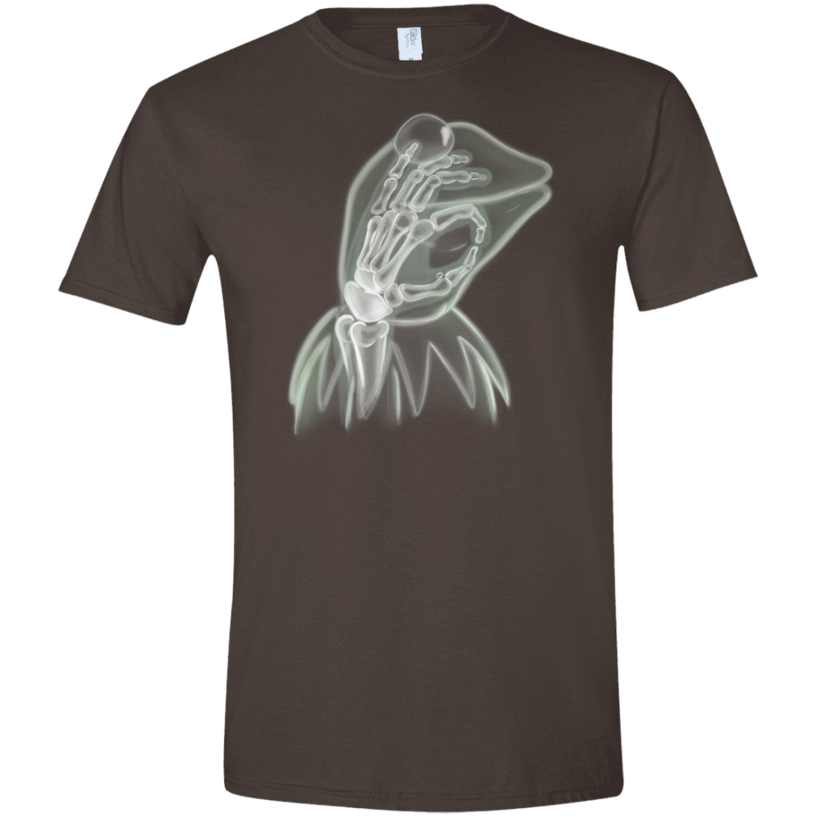 T-Shirts Dark Chocolate / S Kermit the Troll Men's Semi-Fitted Softstyle