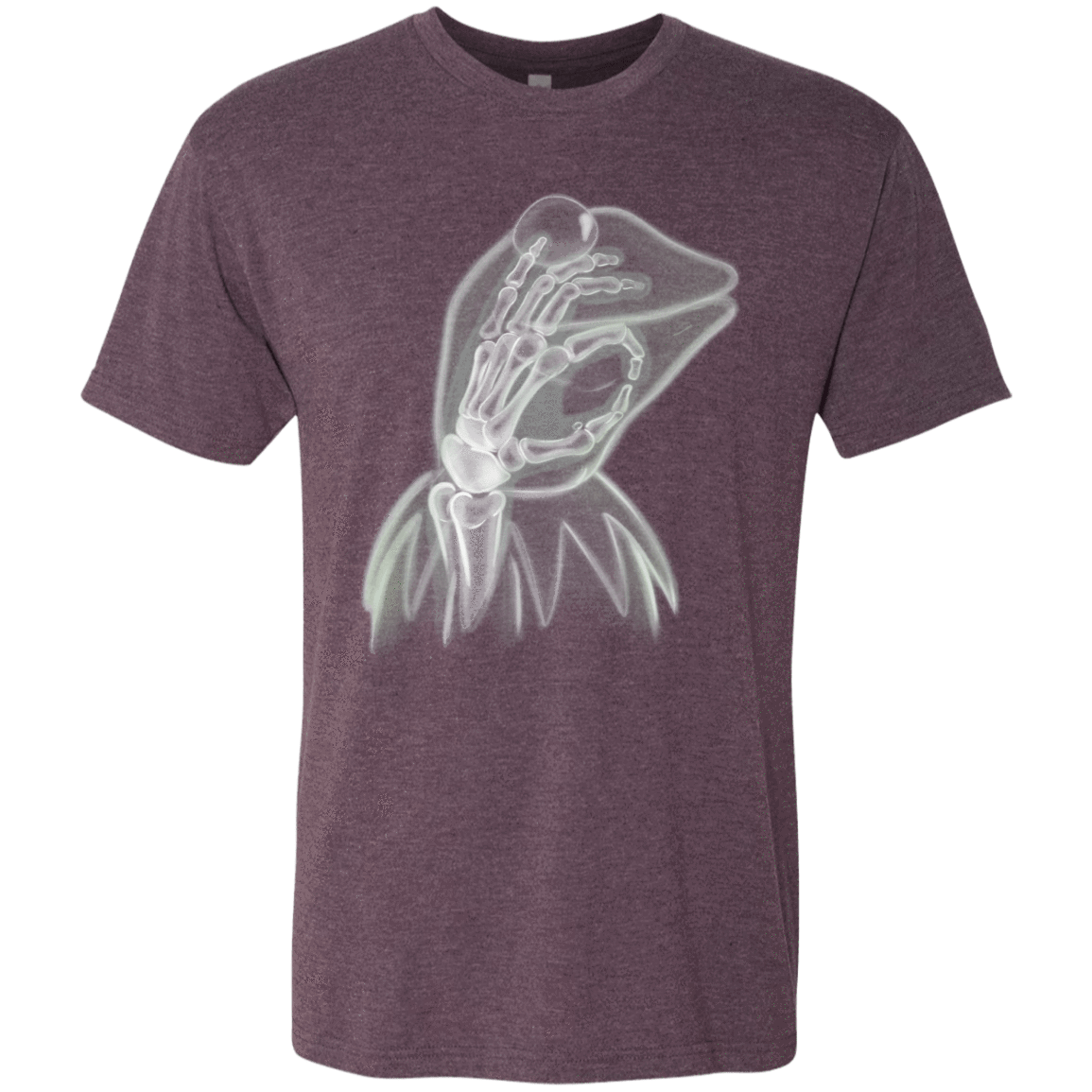 T-Shirts Vintage Purple / S Kermit the Troll Men's Triblend T-Shirt