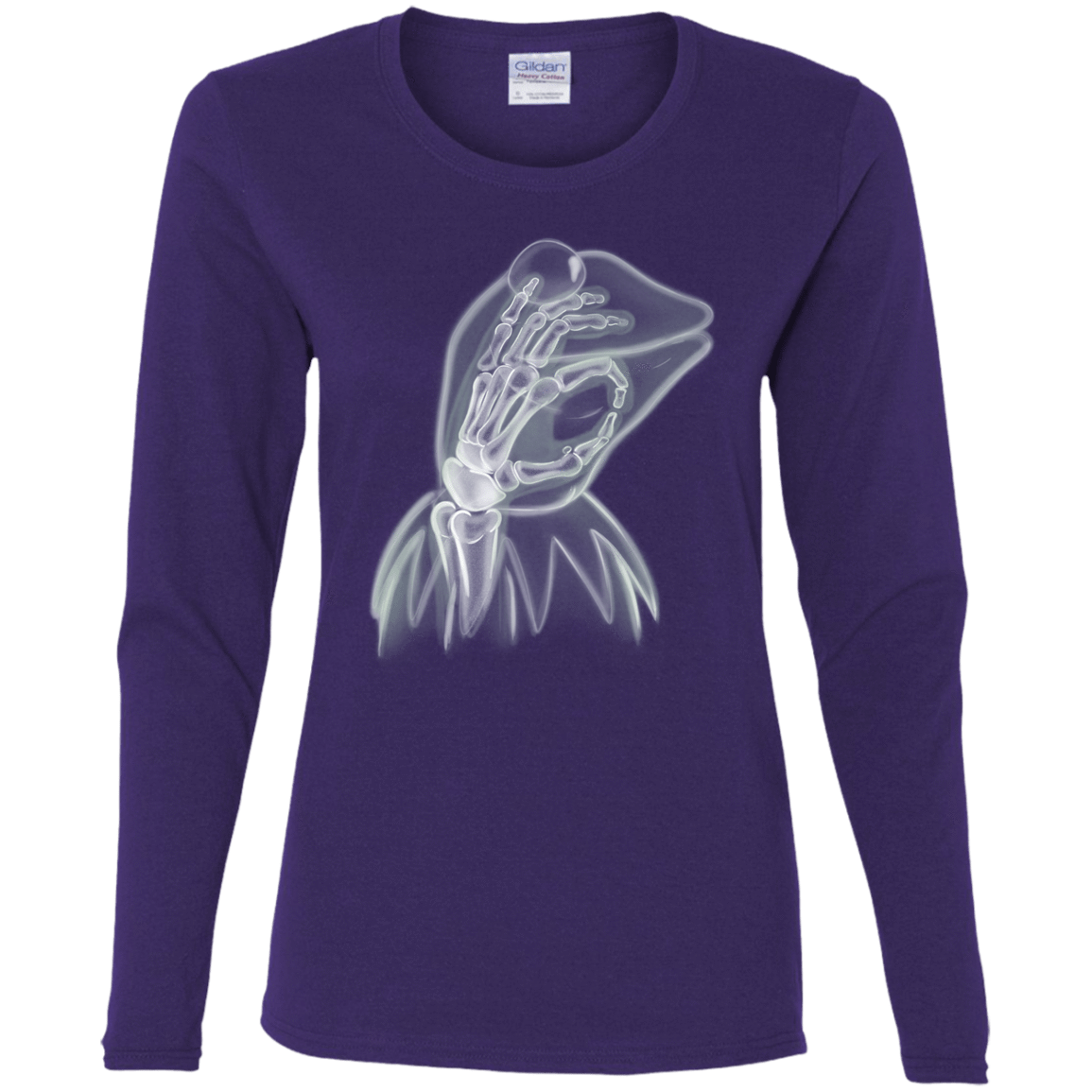 T-Shirts Purple / S Kermit the Troll Women's Long Sleeve T-Shirt