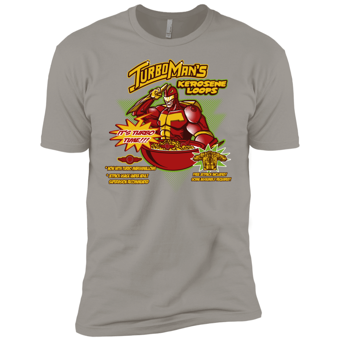 T-Shirts Light Grey / YXS Kerosene Loops Boys Premium T-Shirt