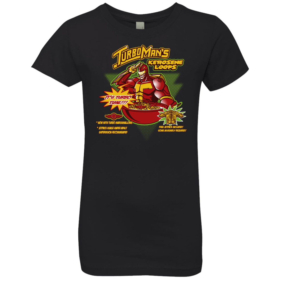 T-Shirts Black / YXS Kerosene Loops Girls Premium T-Shirt