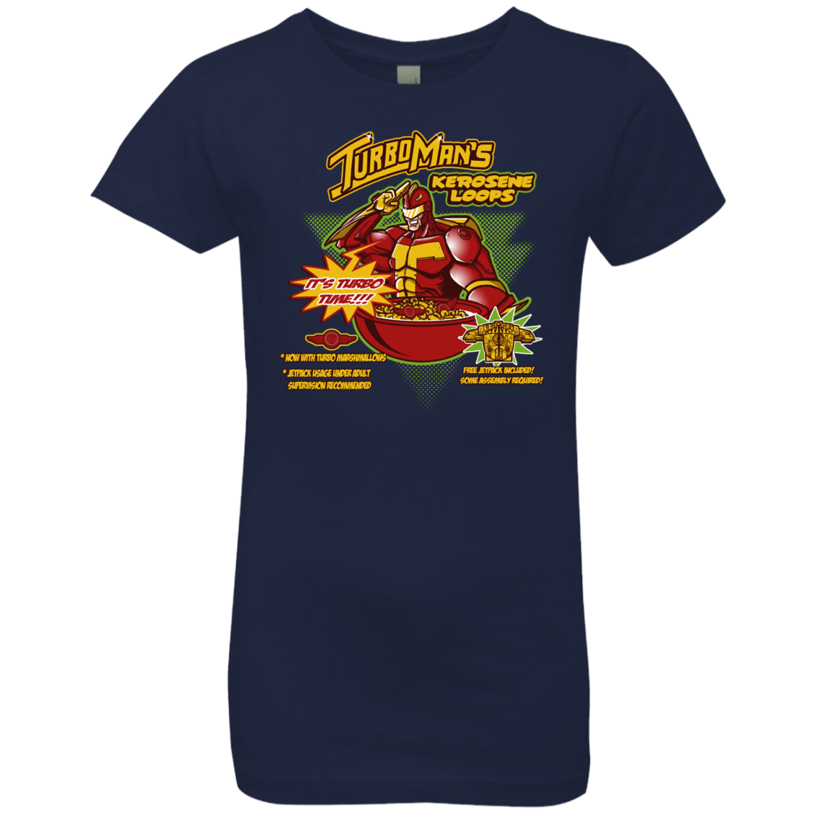 T-Shirts Midnight Navy / YXS Kerosene Loops Girls Premium T-Shirt