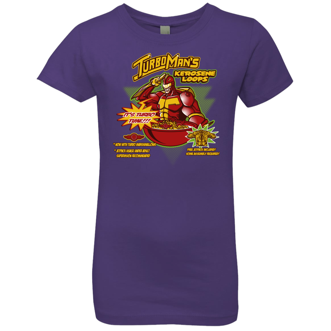 T-Shirts Purple Rush / YXS Kerosene Loops Girls Premium T-Shirt