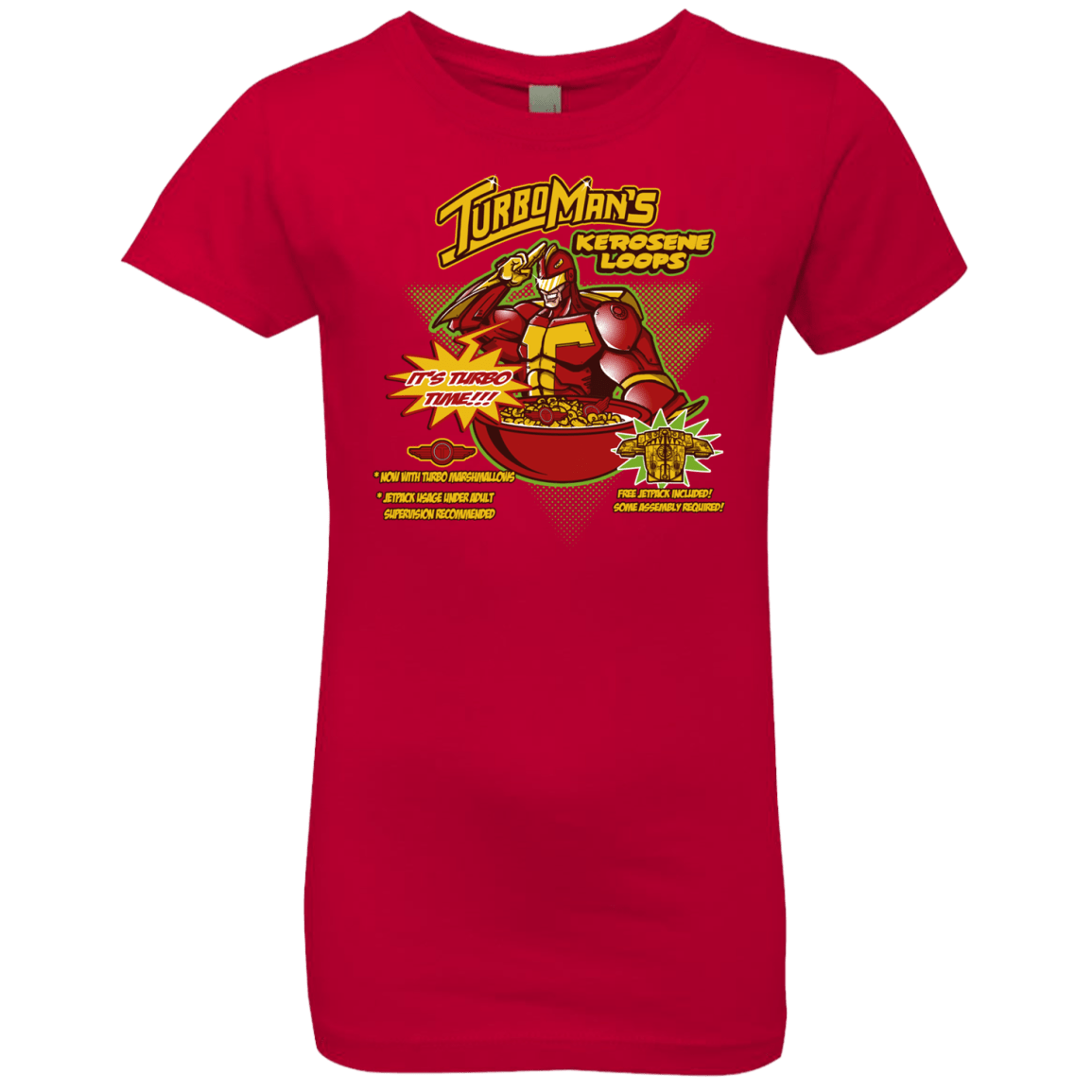 T-Shirts Red / YXS Kerosene Loops Girls Premium T-Shirt