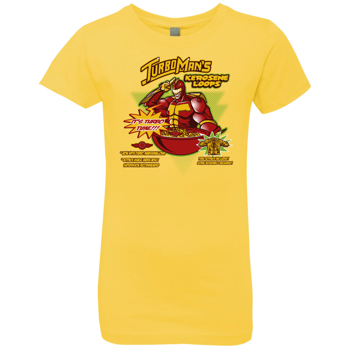 T-Shirts Vibrant Yellow / YXS Kerosene Loops Girls Premium T-Shirt