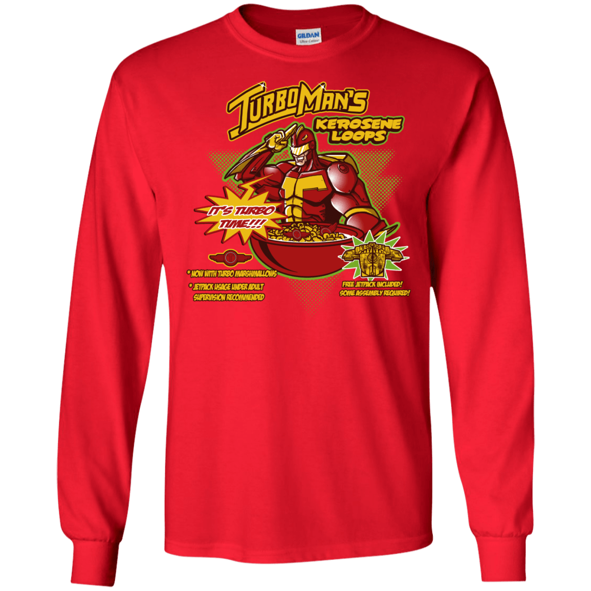 T-Shirts Red / S Kerosene Loops Men's Long Sleeve T-Shirt