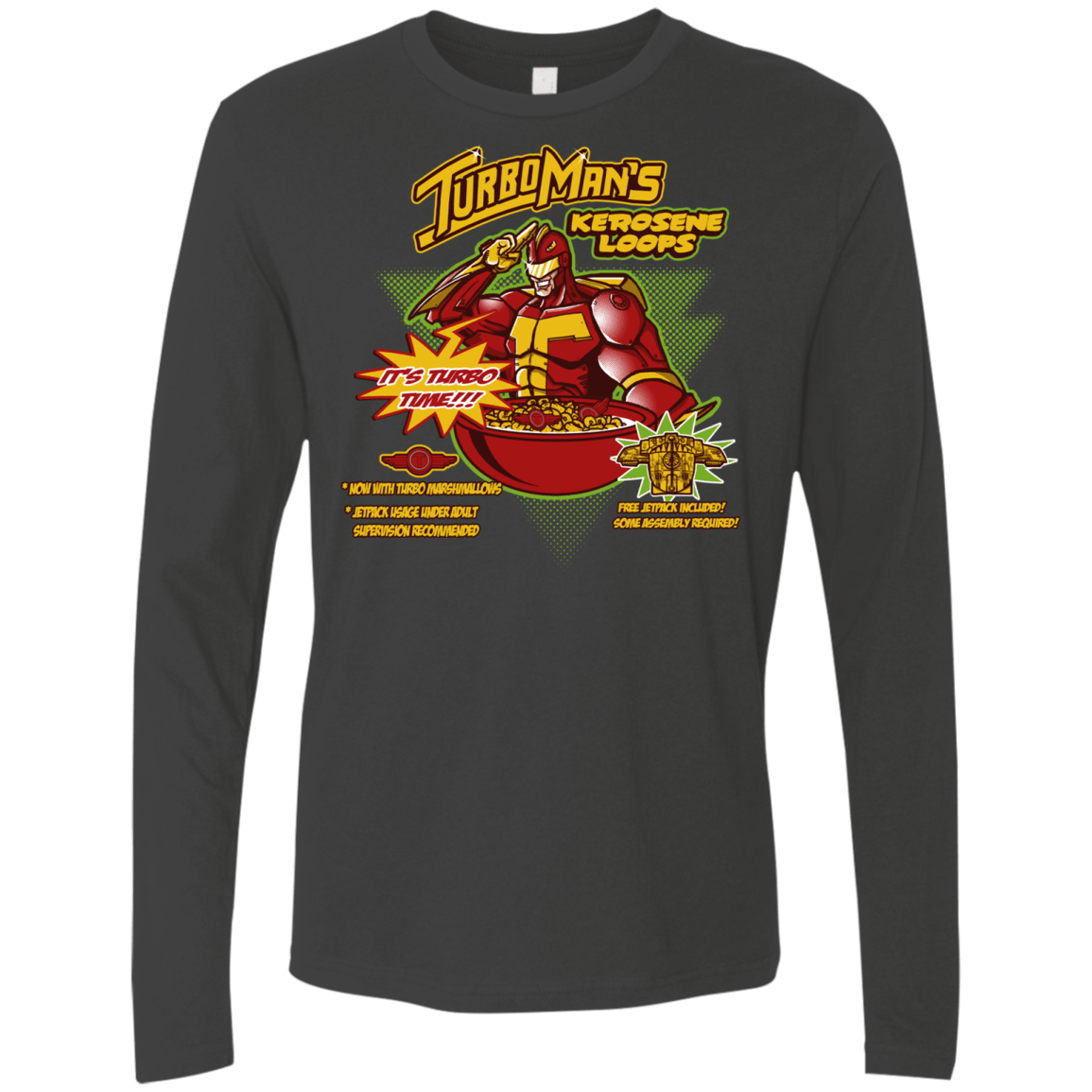 T-Shirts Heavy Metal / S Kerosene Loops Men's Premium Long Sleeve