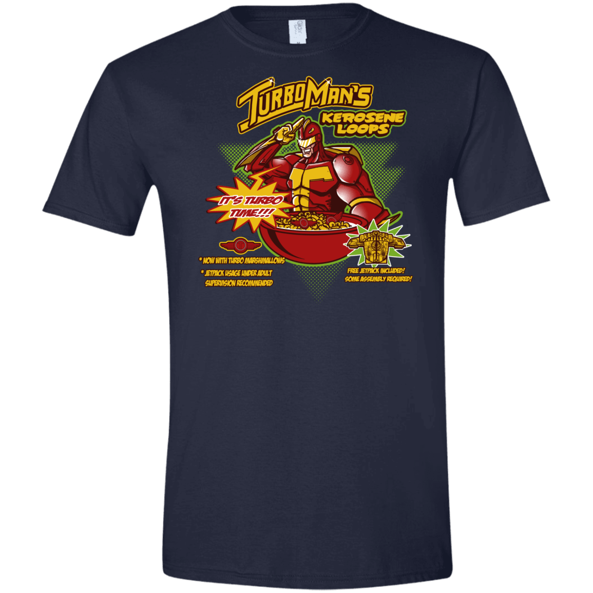 T-Shirts Navy / X-Small Kerosene Loops Men's Semi-Fitted Softstyle