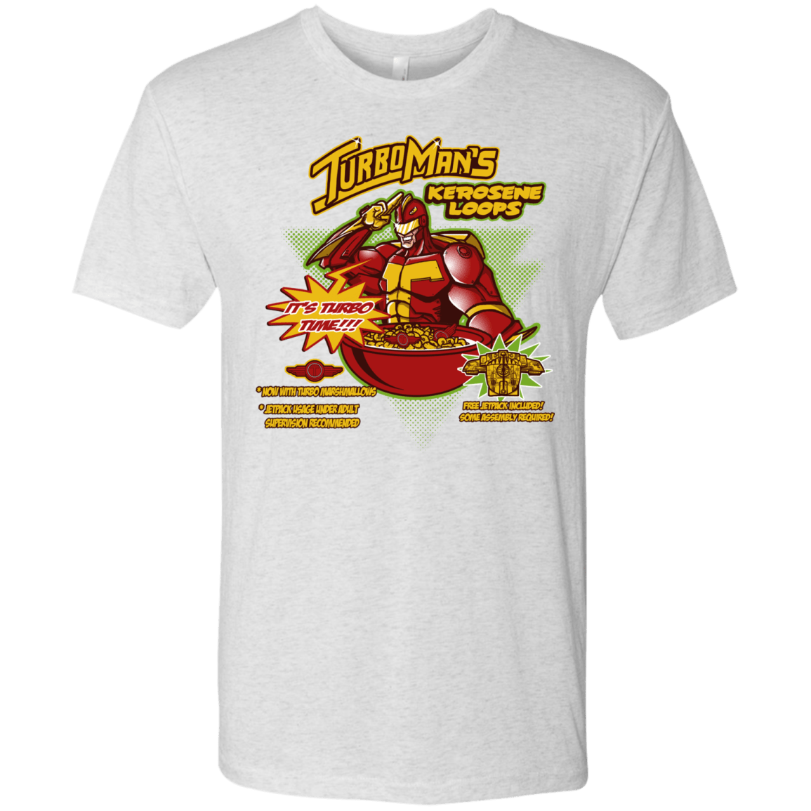 T-Shirts Heather White / S Kerosene Loops Men's Triblend T-Shirt