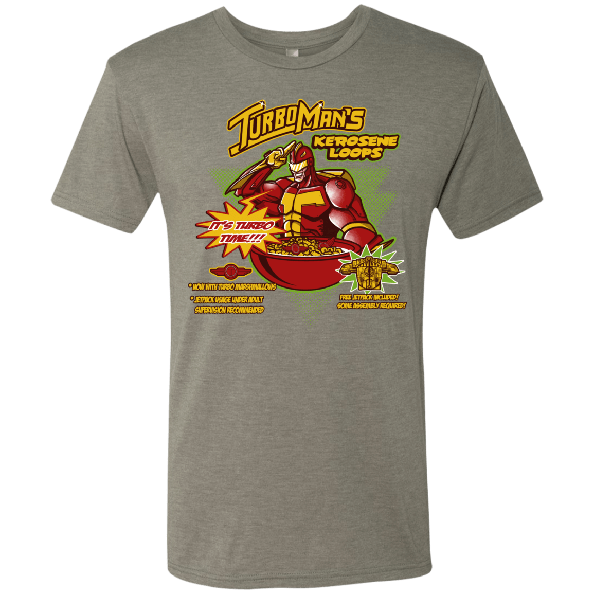 T-Shirts Venetian Grey / S Kerosene Loops Men's Triblend T-Shirt