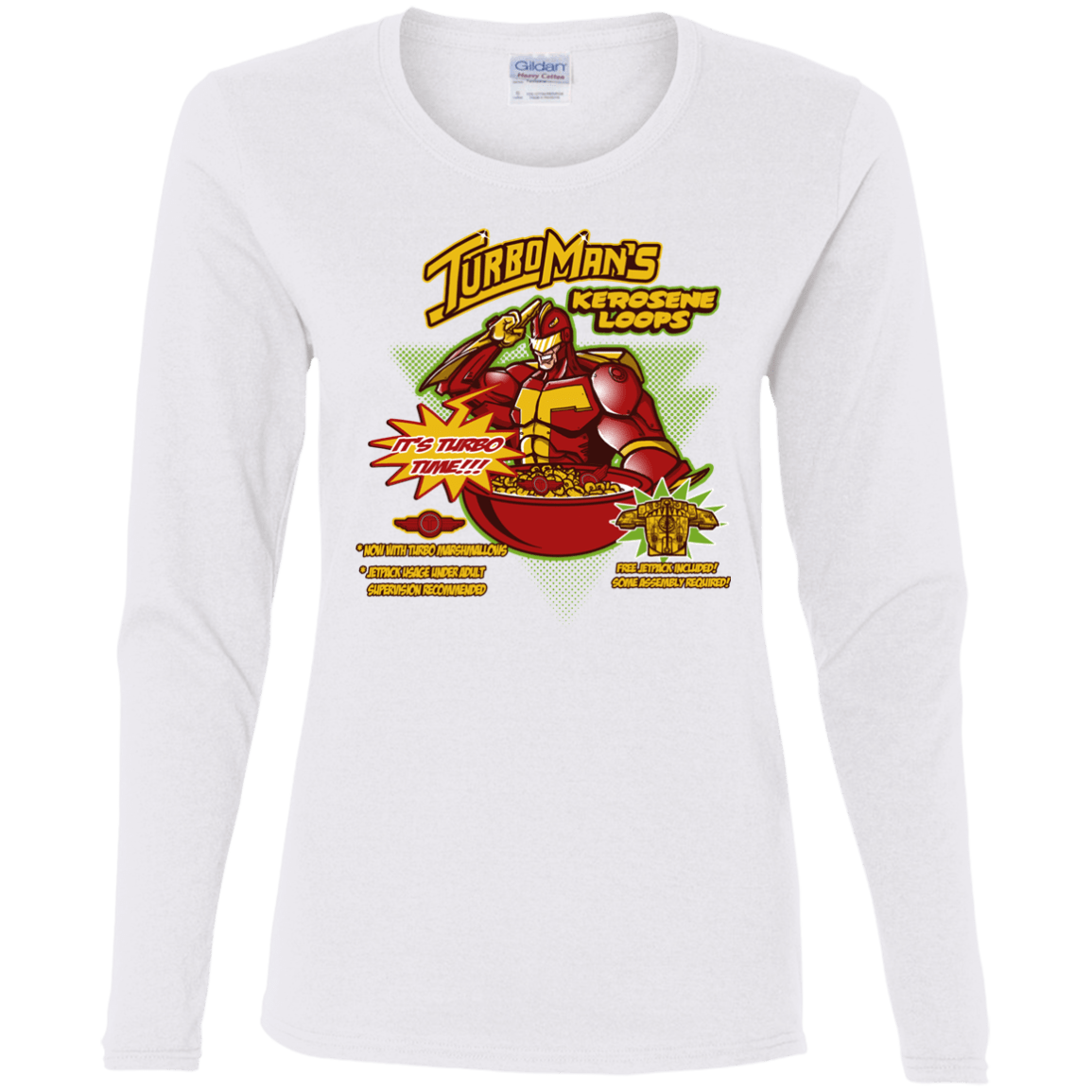 T-Shirts White / S Kerosene Loops Women's Long Sleeve T-Shirt