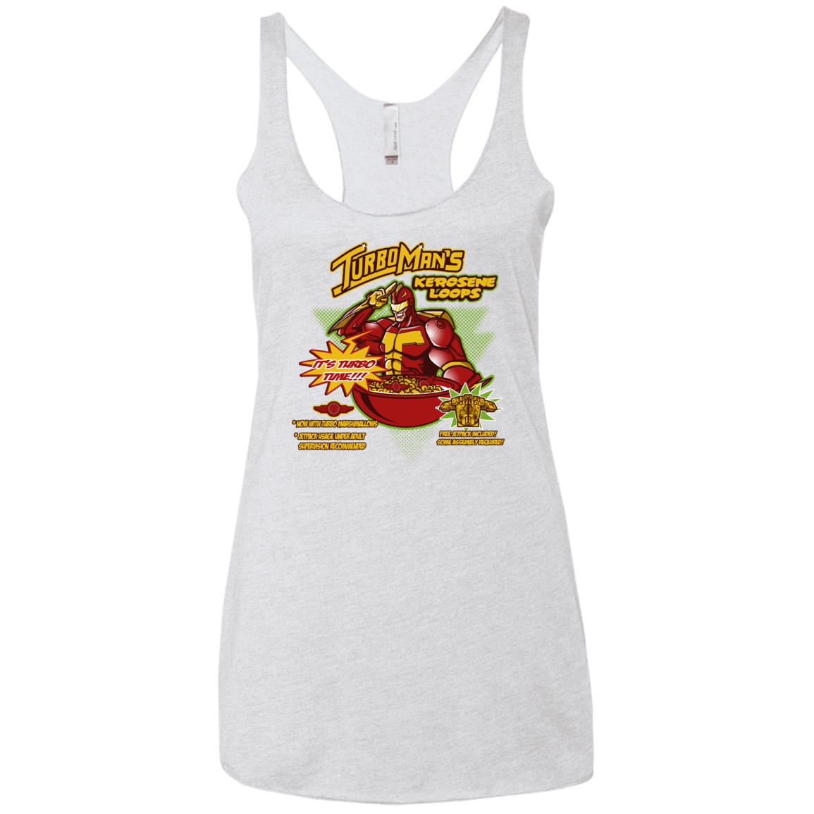 T-Shirts Heather White / X-Small Kerosene Loops Women's Triblend Racerback Tank