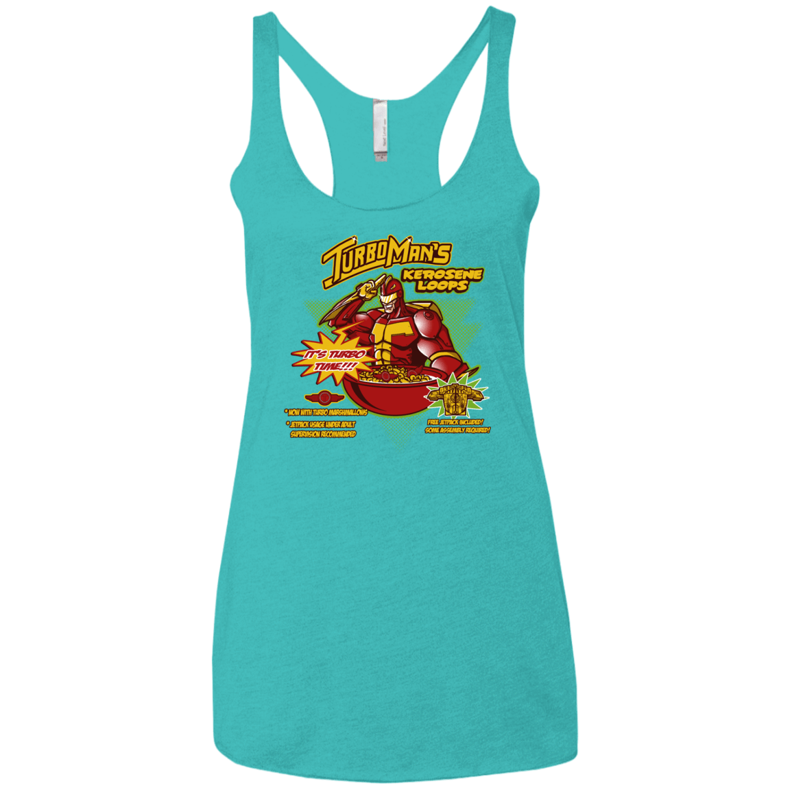 T-Shirts Tahiti Blue / X-Small Kerosene Loops Women's Triblend Racerback Tank