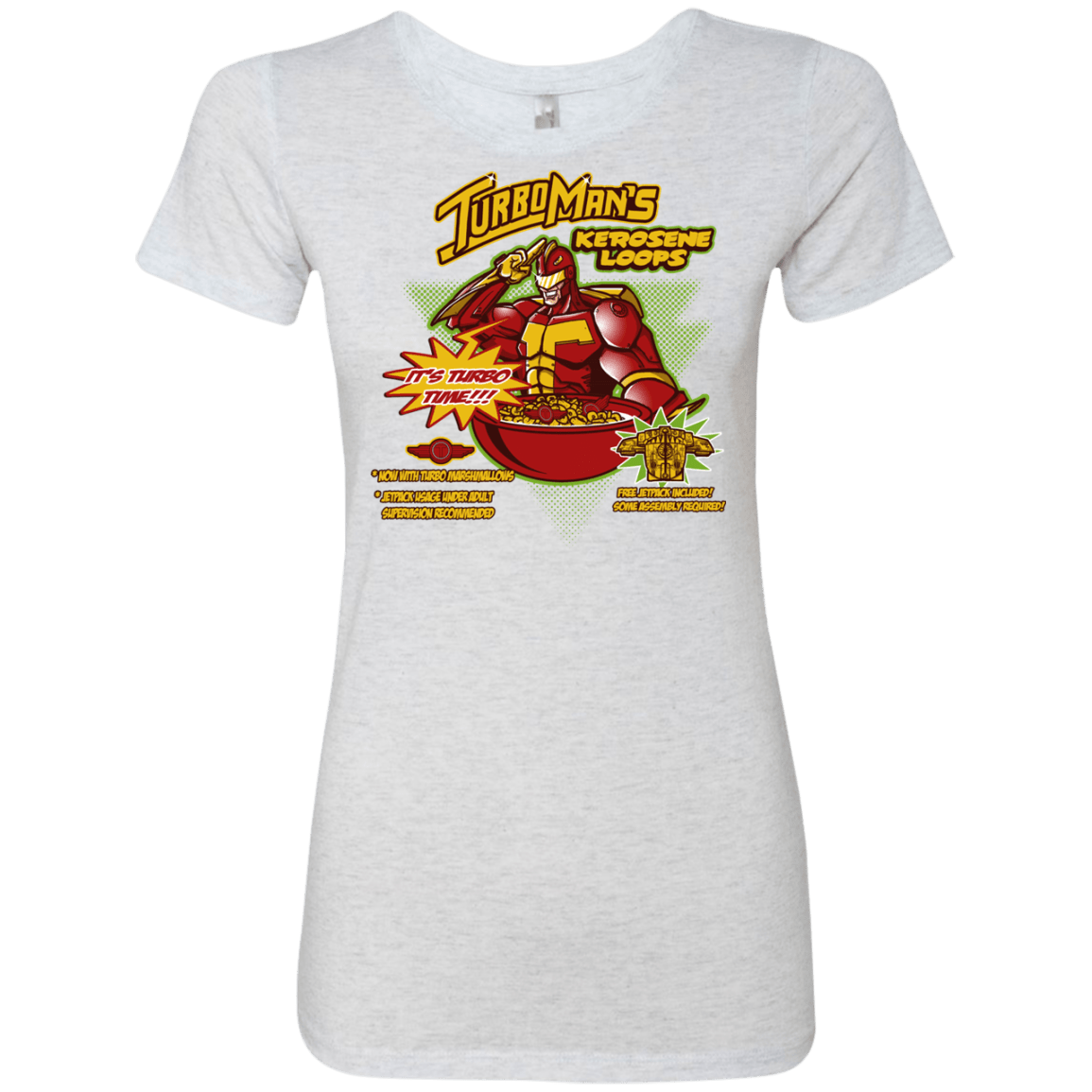 T-Shirts Heather White / S Kerosene Loops Women's Triblend T-Shirt