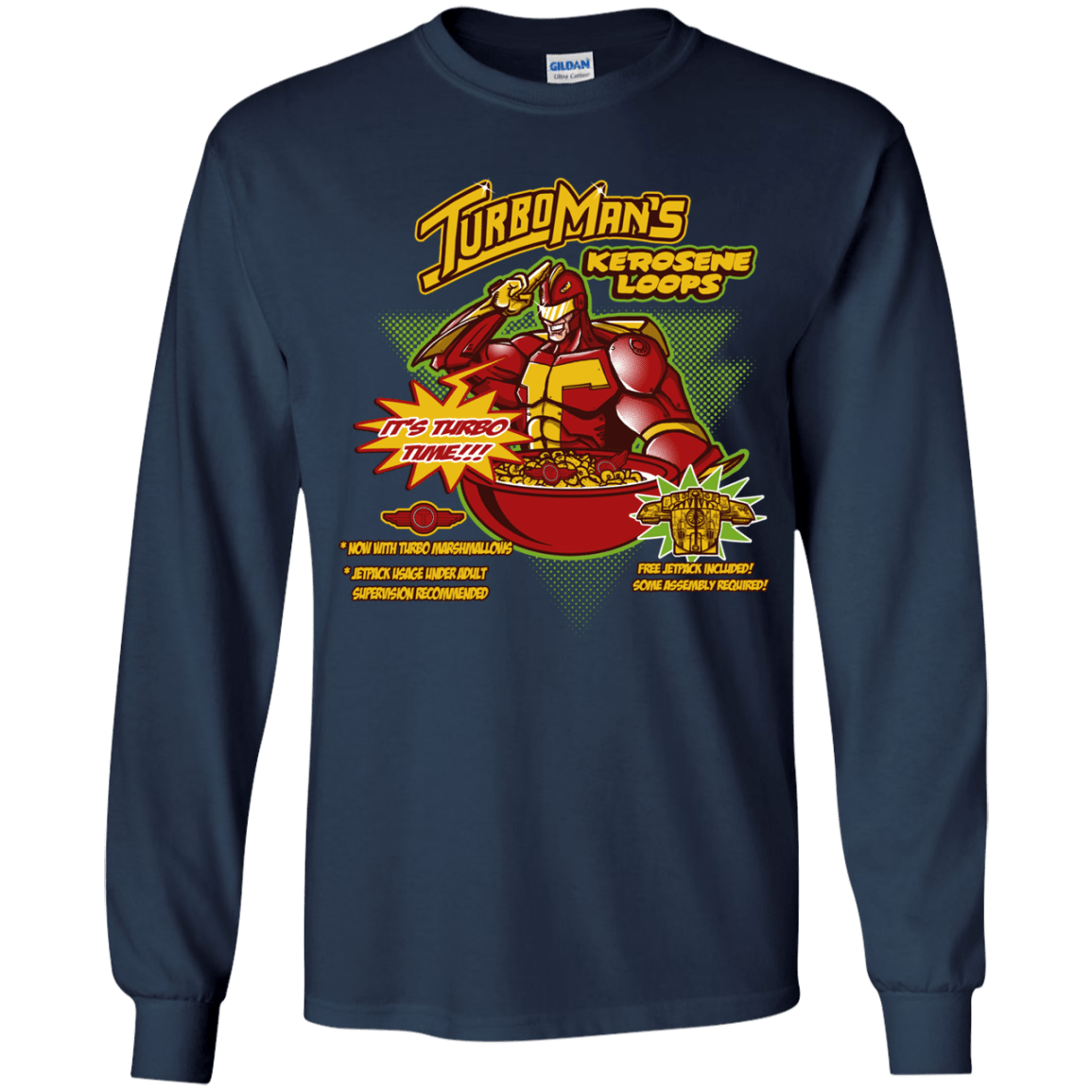 T-Shirts Navy / YS Kerosene Loops Youth Long Sleeve T-Shirt