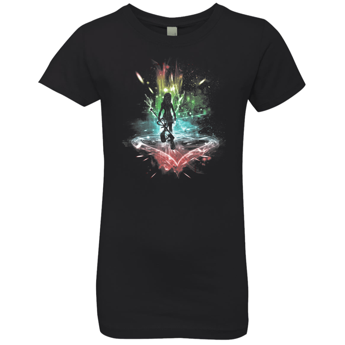 T-Shirts Black / YXS Key to the Heart Girls Premium T-Shirt