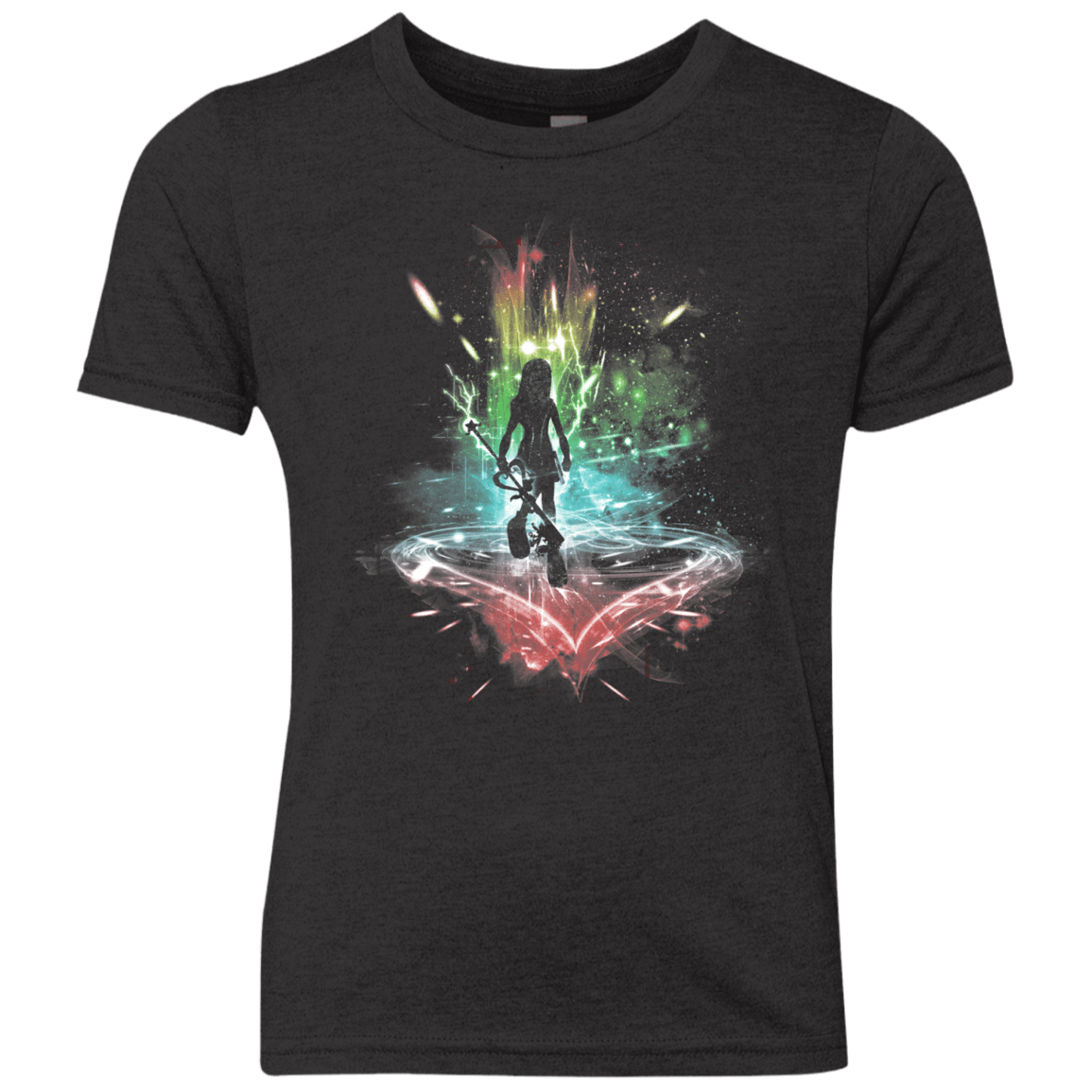 T-Shirts Vintage Black / YXS Key to the Heart Youth Triblend T-Shirt